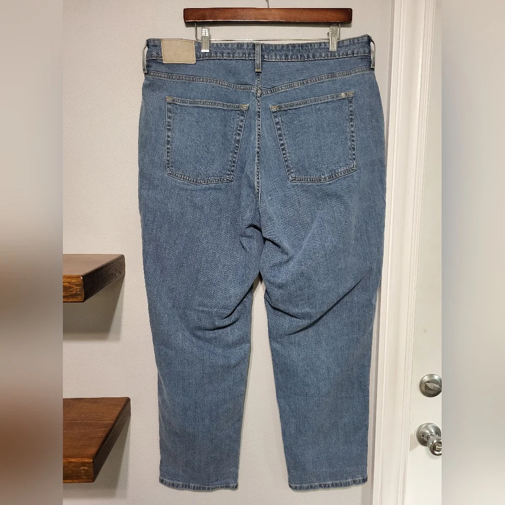 EVERLANE The Curvy Cheeky Straight Leg Jeans Organic Cotton Women's Size 35 - Picture 6 of 14
